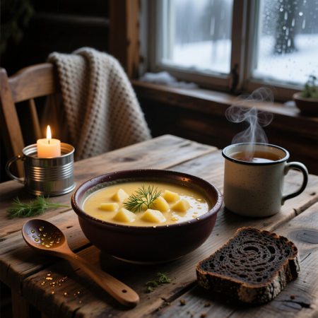 Juustusupp — Сырный суп