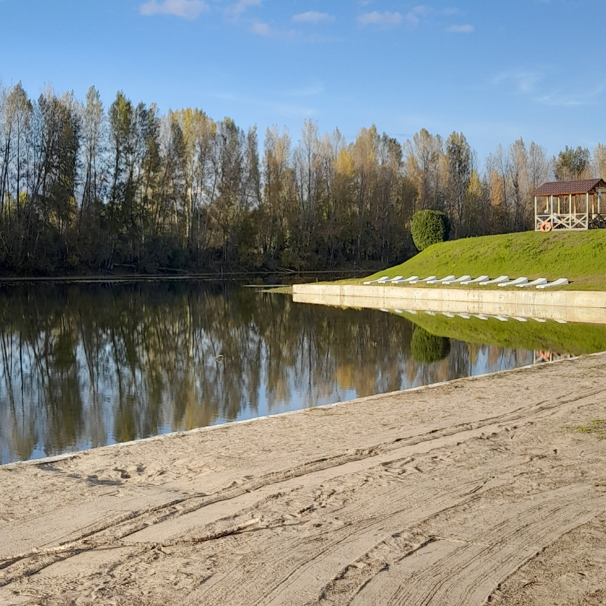 Фото автора.  Санаторный пляж