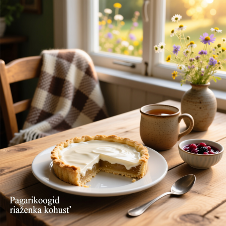 Pagarikoogid riaženka kohust — Пирог с ряженкой