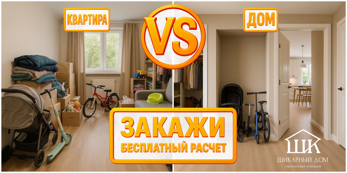 В собственном доме место найдётся для всего!