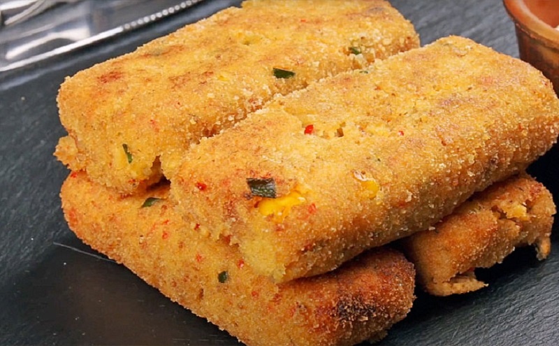 Домашние наггетсы из курицы и сыра с овощами: быстрый ужин с хрустящей корочкой