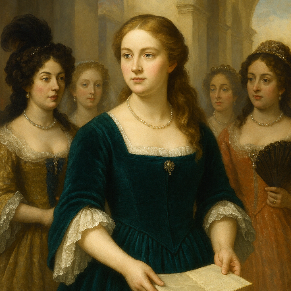 Лизелотта в Версале. Создано ИИ