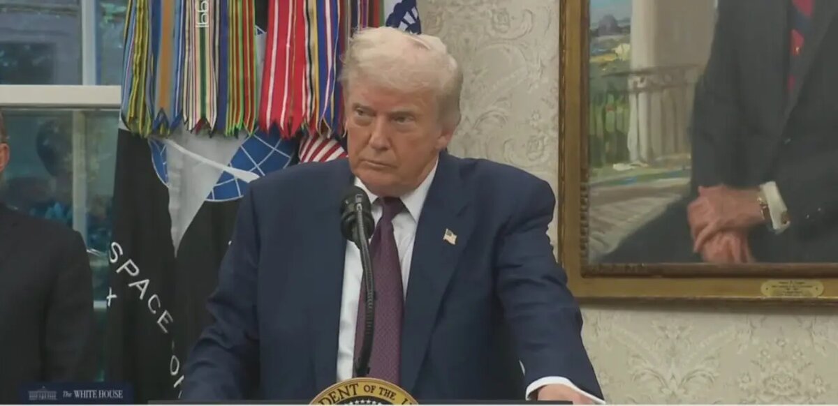    Дональд Трамп. Архивное фото: скриншот из видео американских СМИ