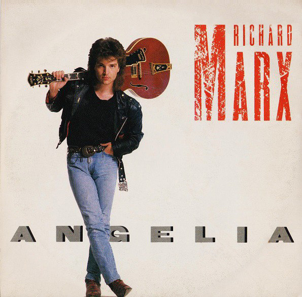 Ричард Маркс / Обложка LP-издания сингла "Angelia" (1989)