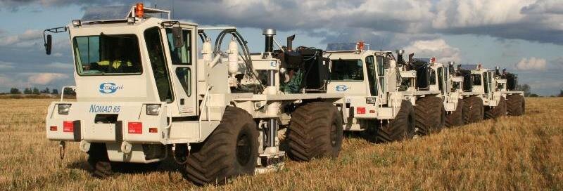 Сейсмовибраторы фирмы Nomad. Из открытых источников