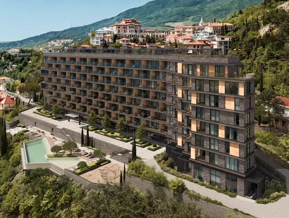 Вид на апарт-комплекс More Yuva в Гурзуфе