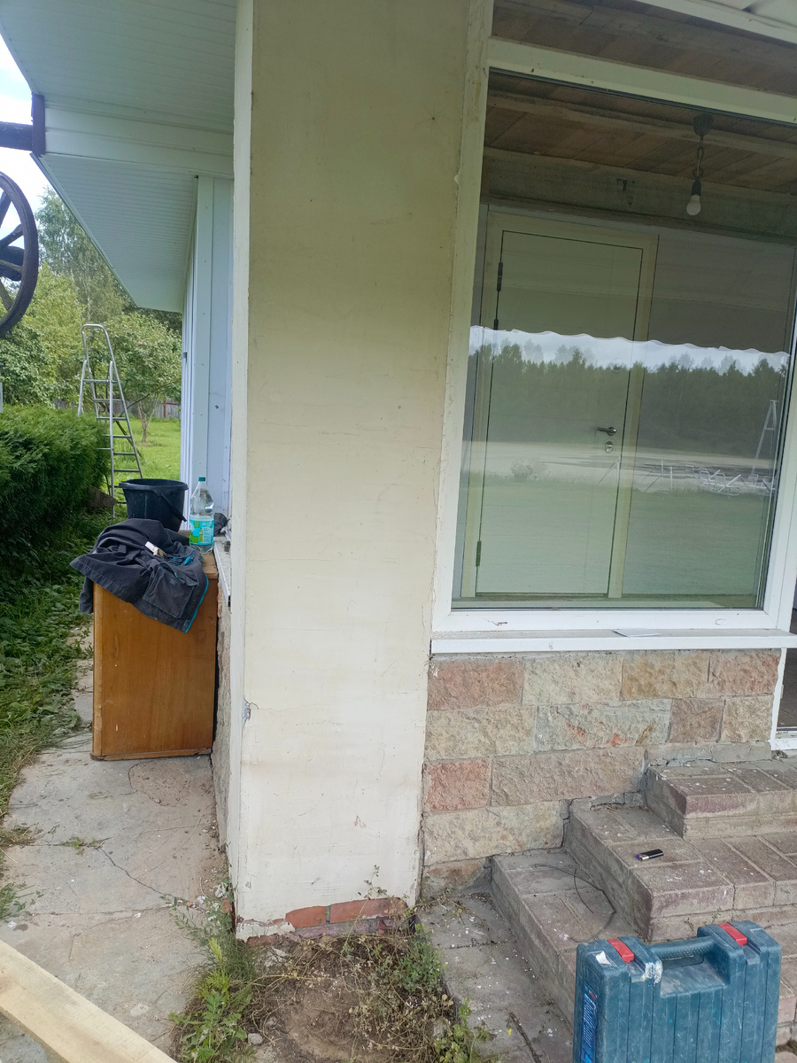 Заваленная колонна