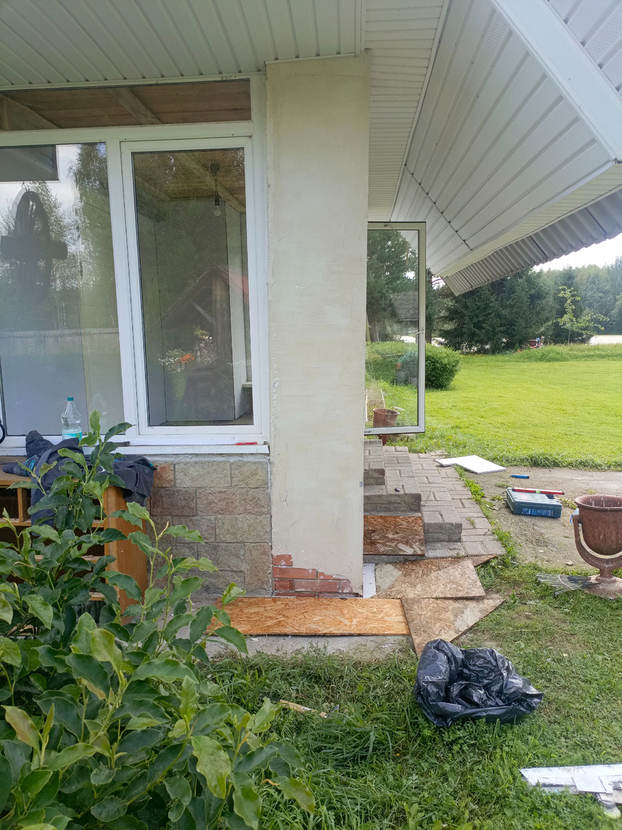 Заваленная колонна