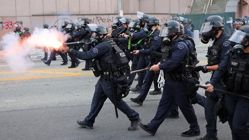 Беспорядки и протесты в Америке
