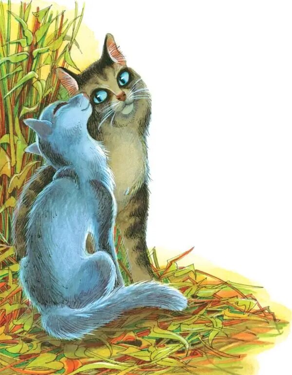 Ржаноус и Морошка. Изображение из книги издания "Олма"