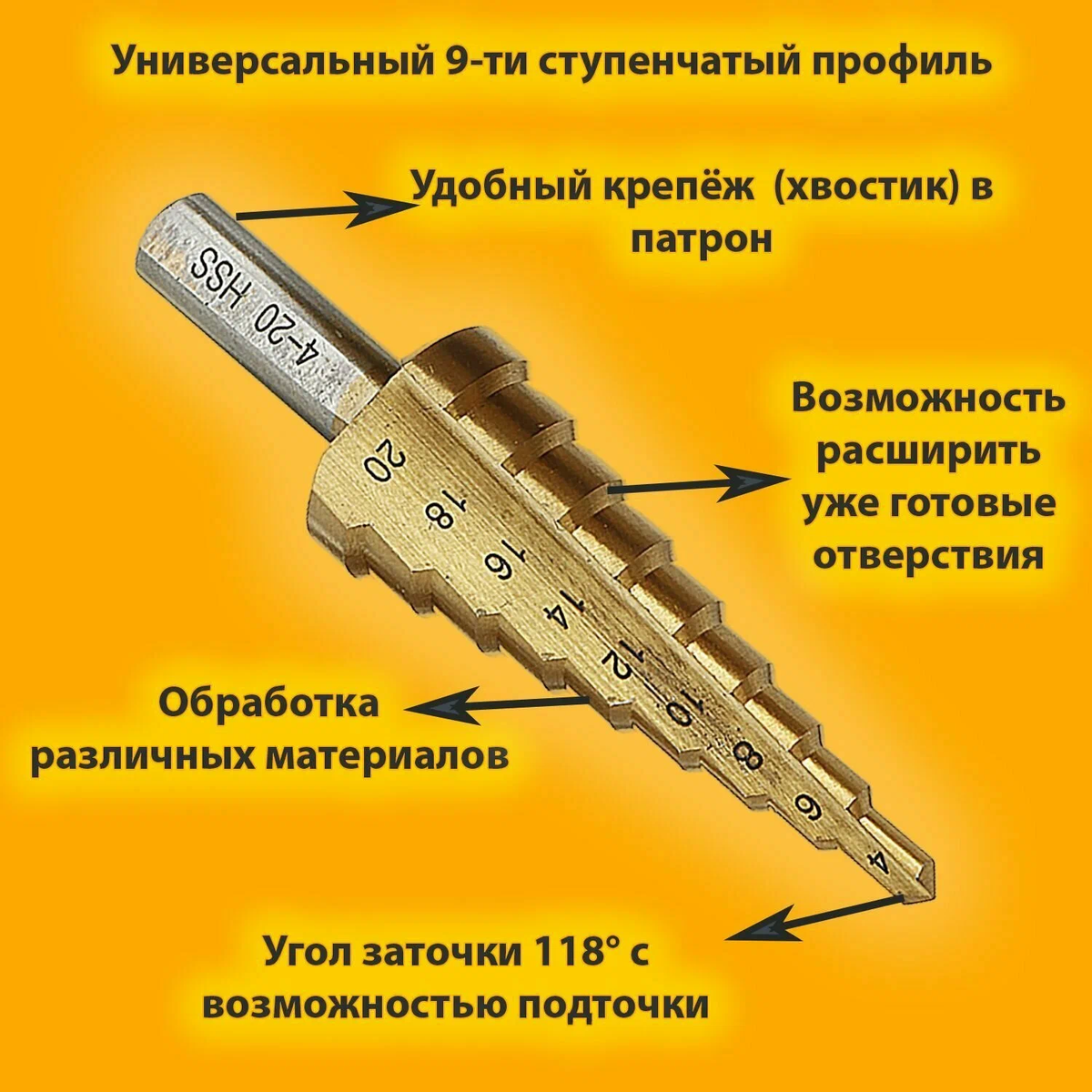 Каждая ступень — новый диаметр