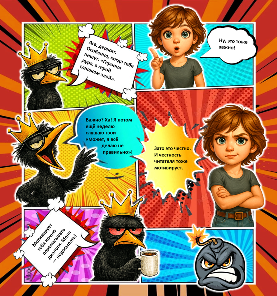 комикс автор и Муз