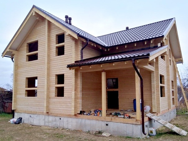 Консервация нового деревянного дома на зиму - если не успели покрасить