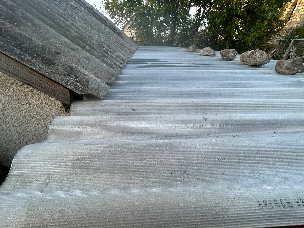 Уложен новый шифер под старый