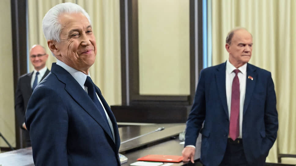 Владимир Васильев в ожидании Владимира Путина.📷Фото: Дмитрий Азаров / Коммерсантъ