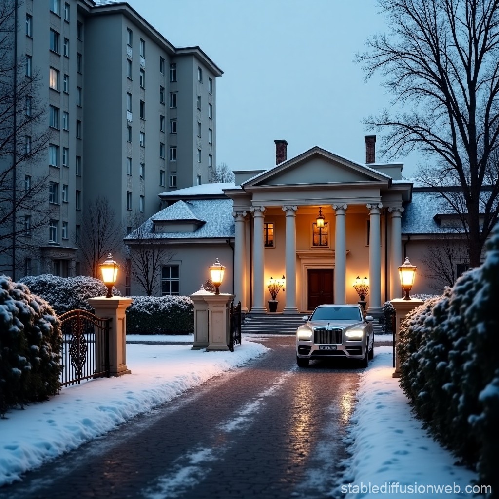 Советские контрасты, изображение создано сетью Stable Diffusion