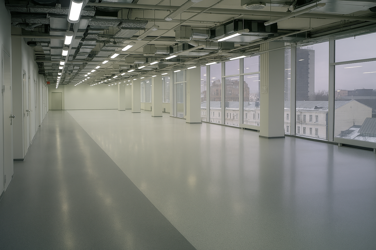 Деловой центр "СИТИДЕЛ" | Гетерогенный коммерческий линолеум