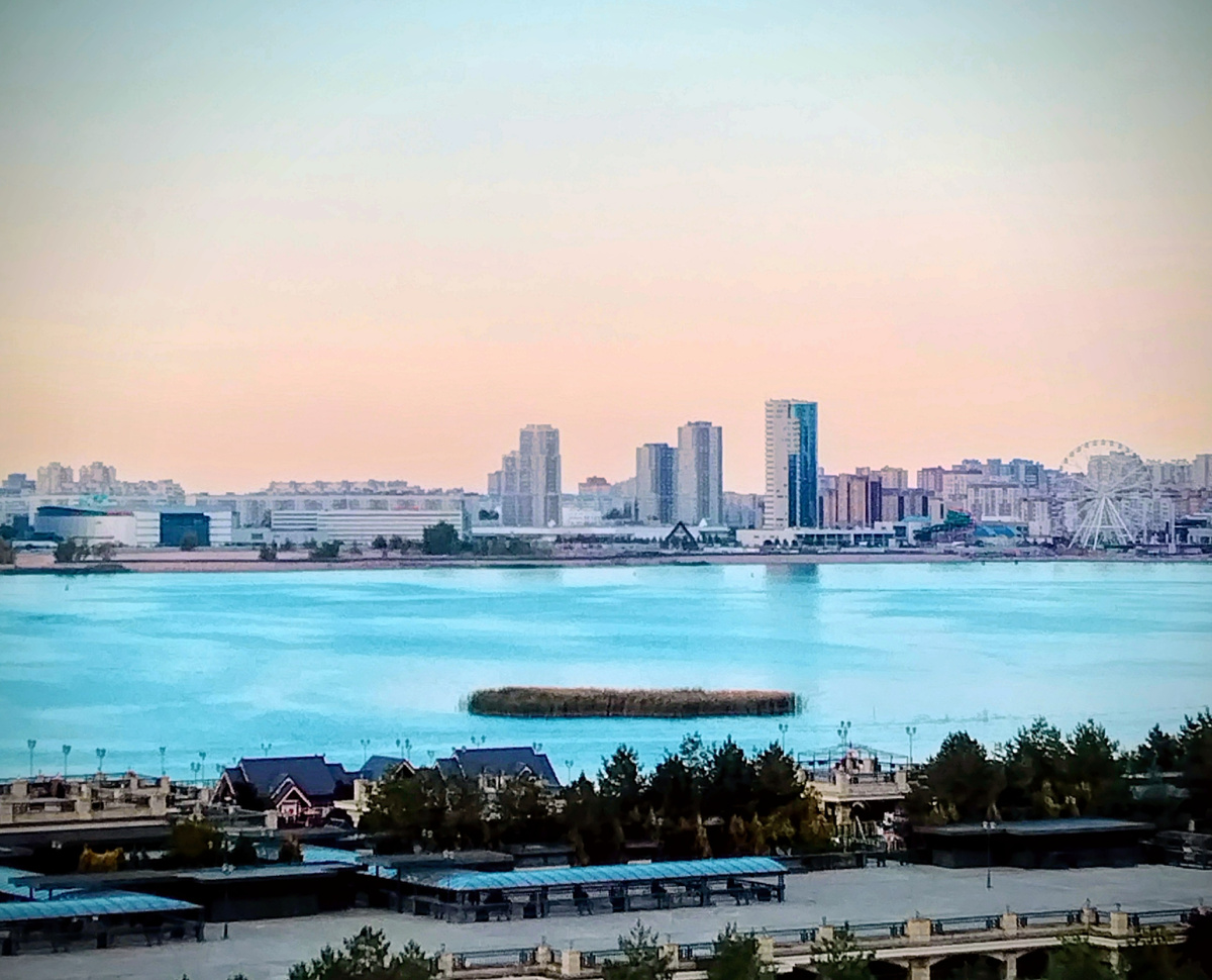 Вид на Казанку со стороны Казанского Кремля