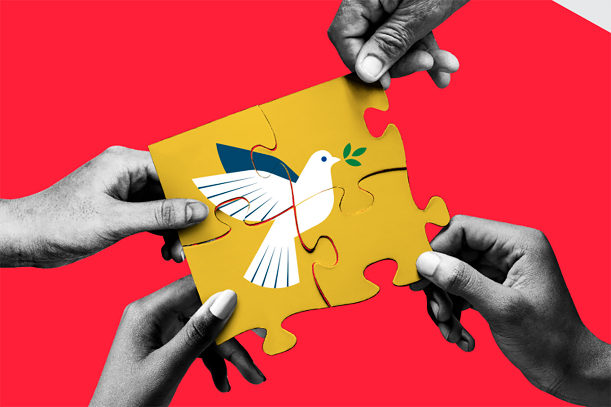 un.org📷Согласно девизу 2025 года, мирной жизни можно достичь с помощью действий, самостоятельно провоцируя положительные перемены