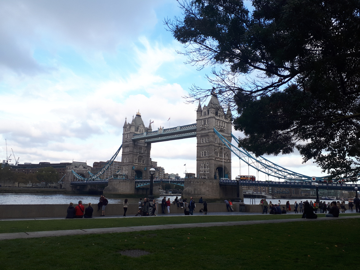 Тауэрский мост в Лондоне.