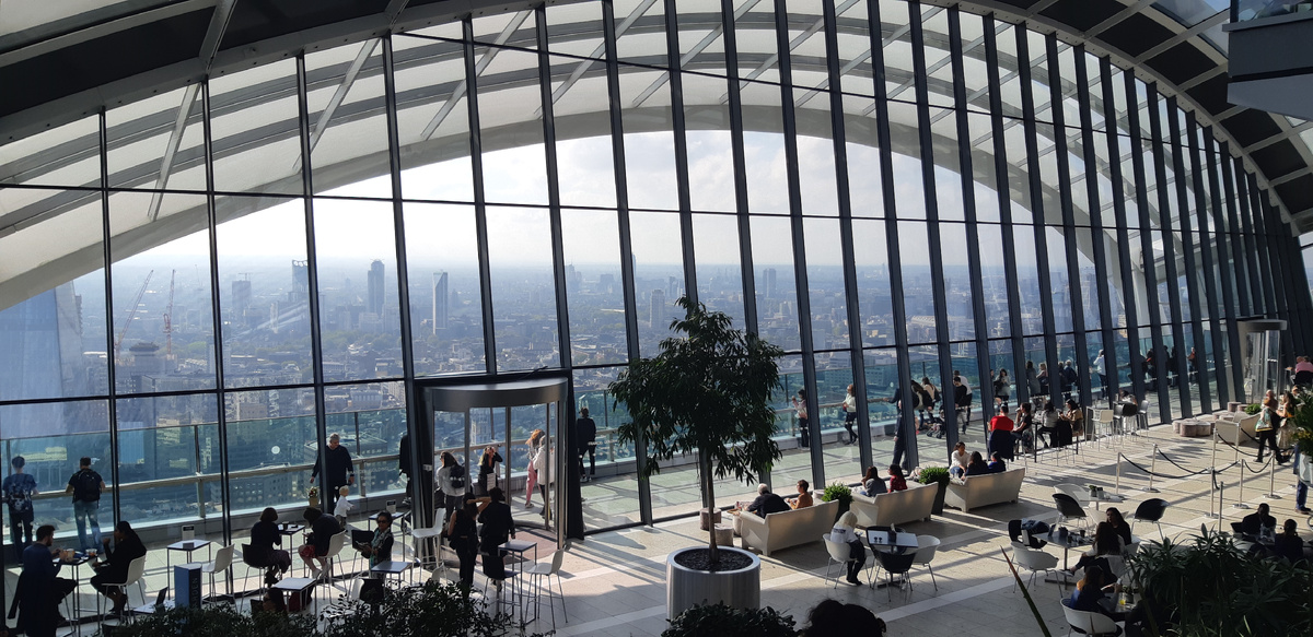 Смотровая площадка в Лондон-сити.