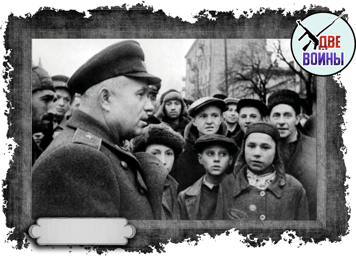 Хрущёв в годы ВОВ. Фото в свободном доступе.