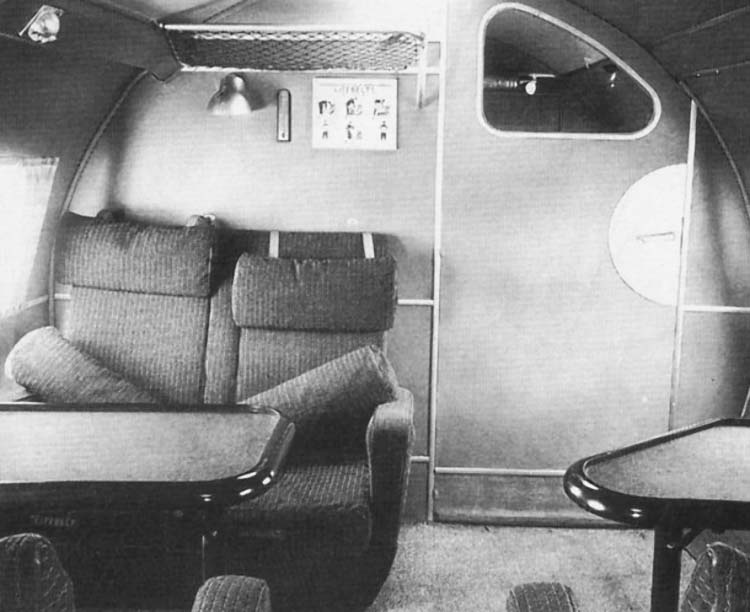 пассажирский салон DH.91. Снимок airwar.ru
