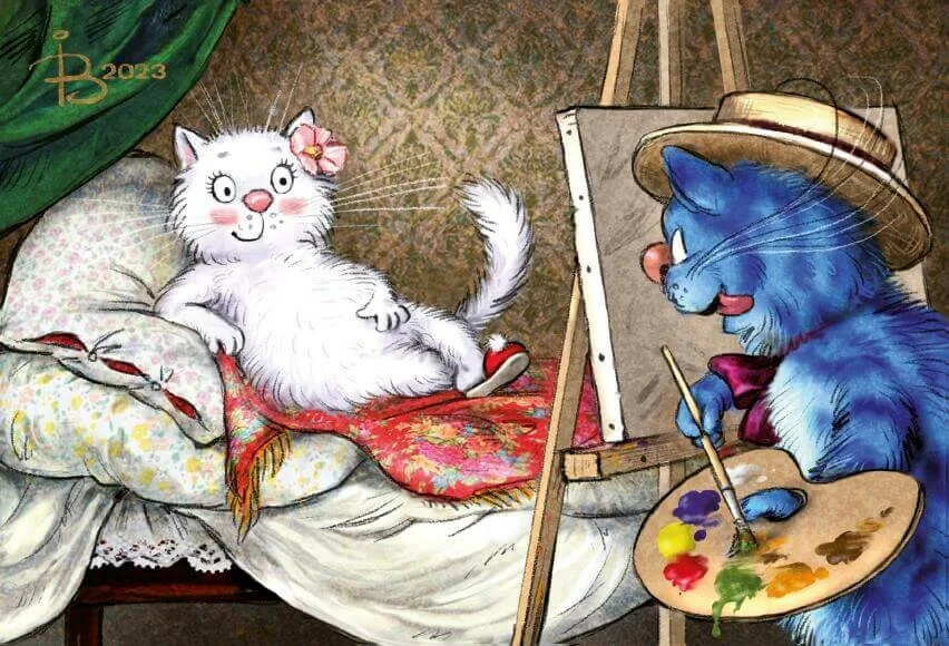 очаровательные коты Рины Зенюк