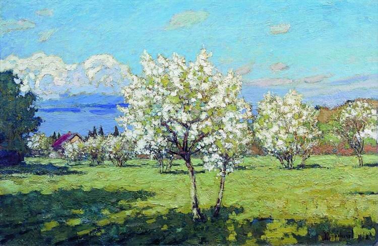 Петр Петровичев - Цветущие вишни. 