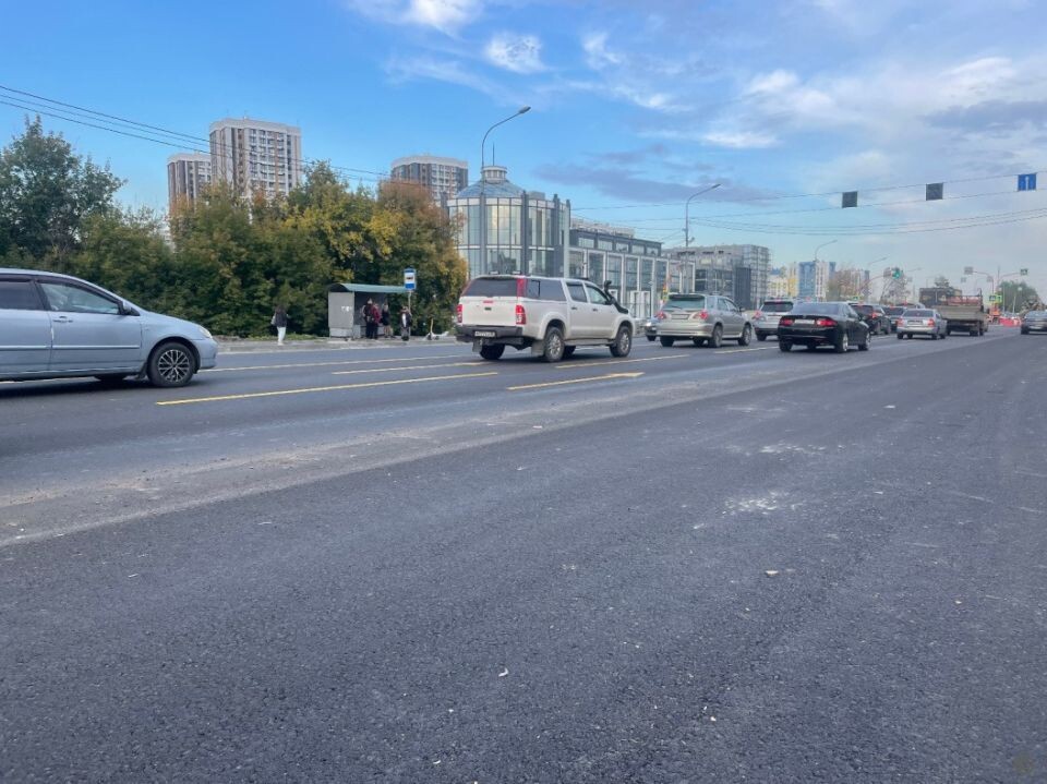    Отремонтированный участок Павловского тракта. Источник: barnaul.org