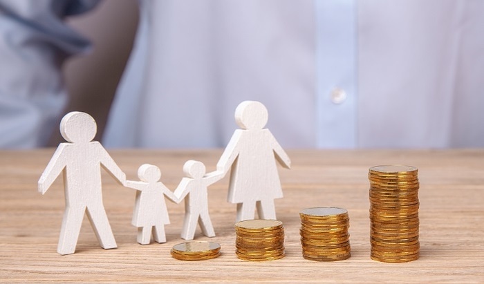    На воспитание детей