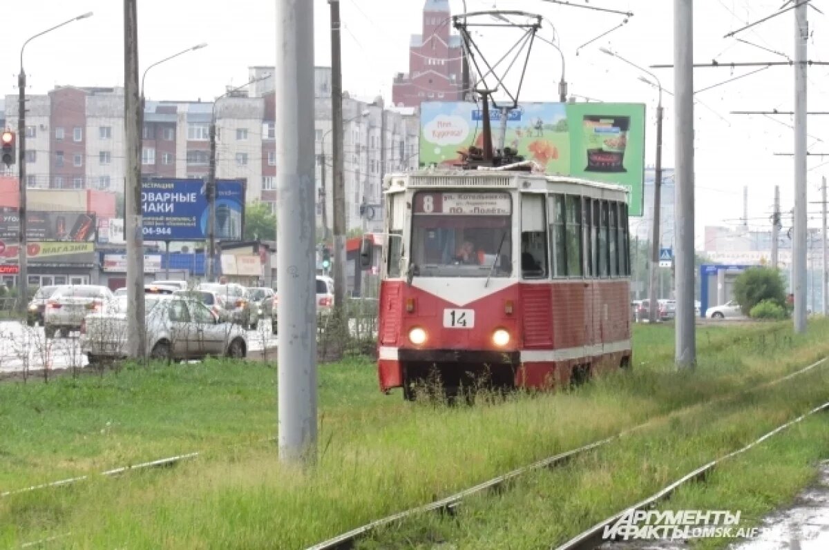    Омичей предупредили о временной отмене трамвая № 9