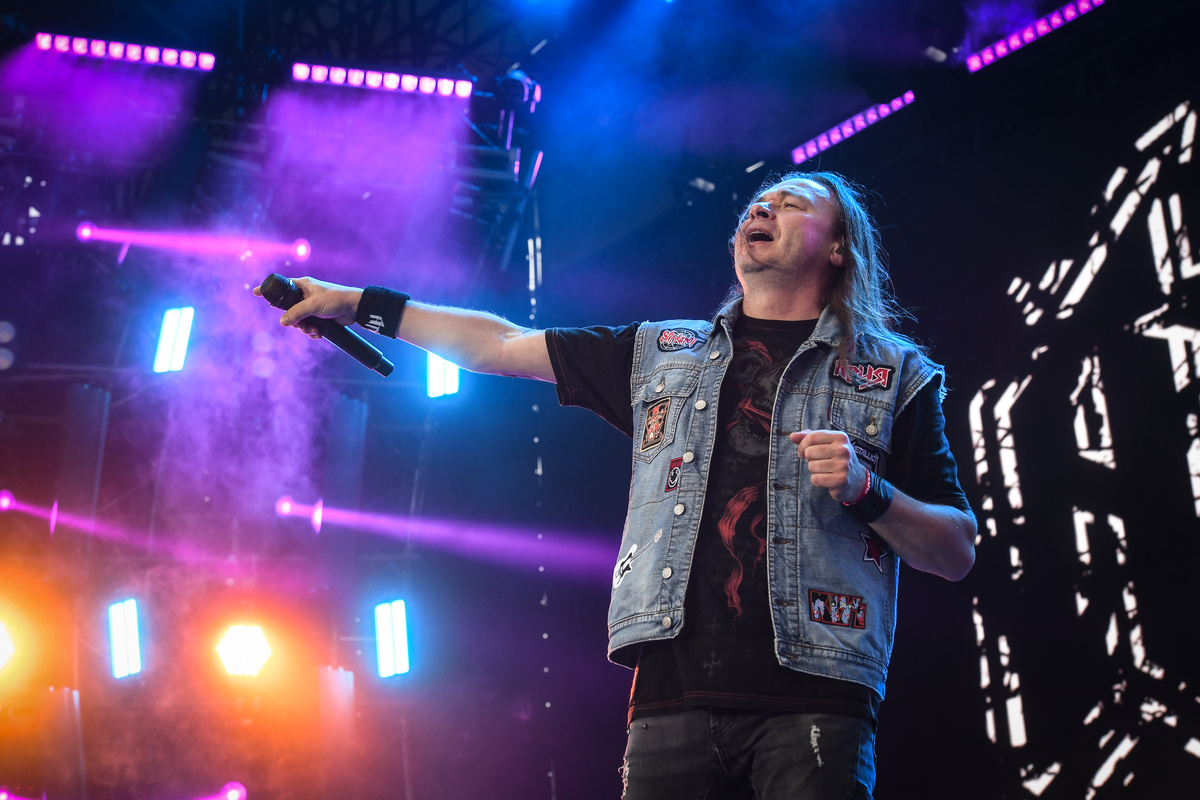    Выступление группы «Ария» на фестивале «Воздух Карелии». Фото: «Республика»/Оксана Кудряшова