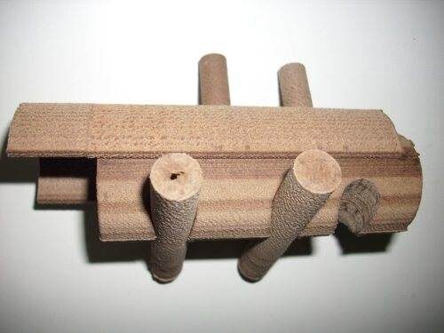 Пример изделия из "Wood PLA" с имитацией годовых колец