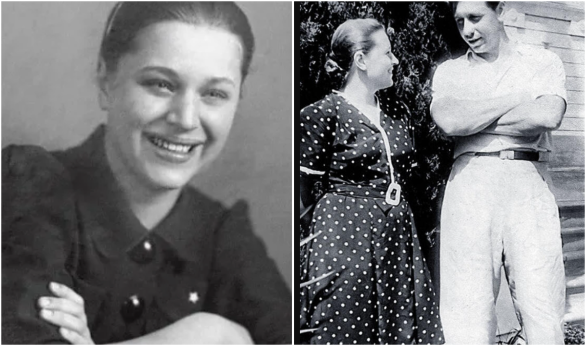 Надежда Каратаева и Анатолий Папанов в молодости. Фото: Pinterest