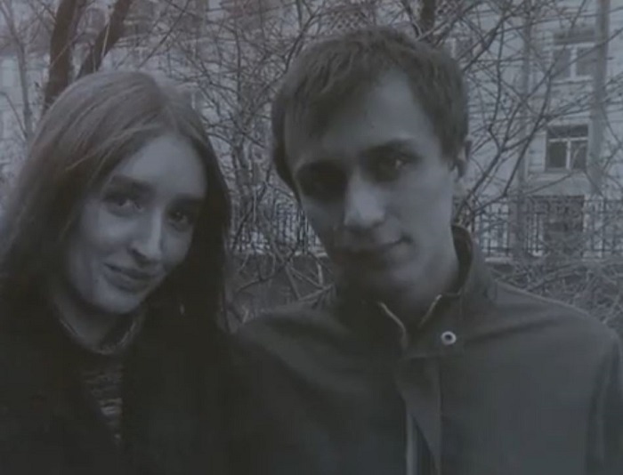 Внук Алексей с женой Анной.