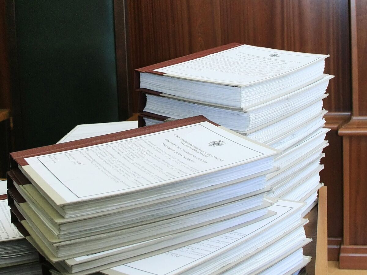    Документы дела в суде© РИА Новости / Руслан Кривобок