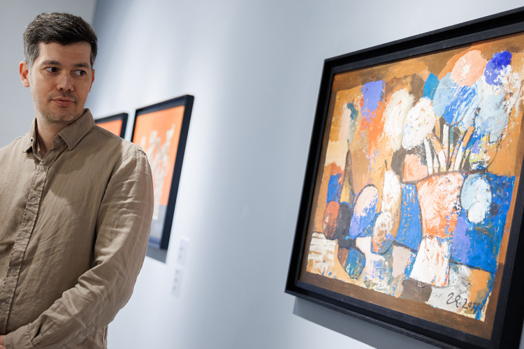    Сергей Лозицкий: «Покупка картин может быть хорошим вложением вбудущее. Голубцов, например, будет востребован».   
Фото: «БИЗНЕС Online»