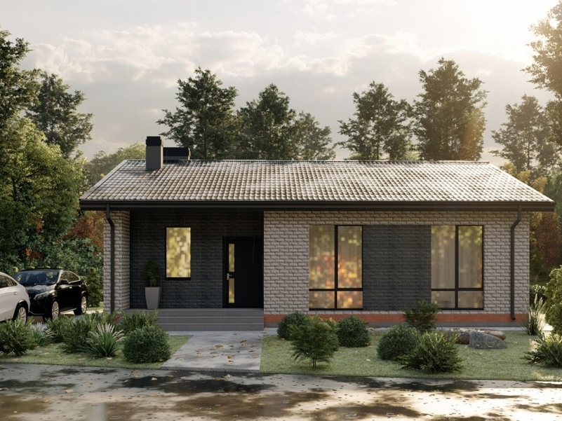 Проект дома 91 кв.м. из каталога на сайте шикарныйдом.рф