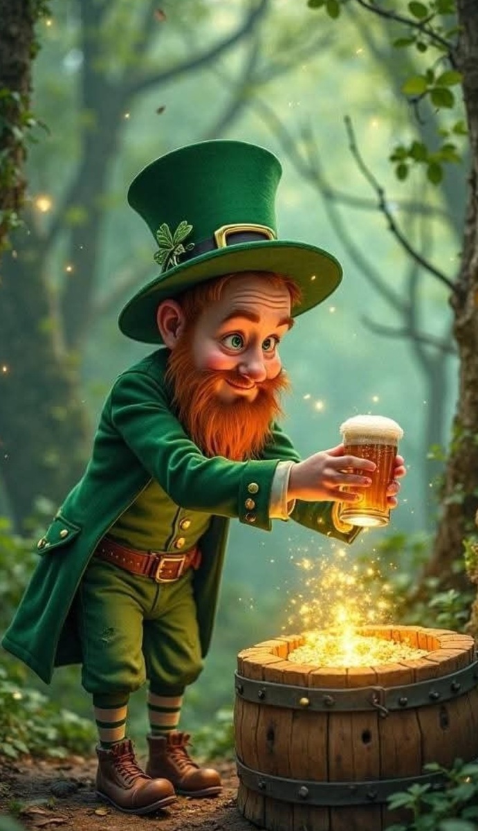 Создано с помощью ИИ. СОКРОВИЩЕ ЛЕПРЕКОНА..