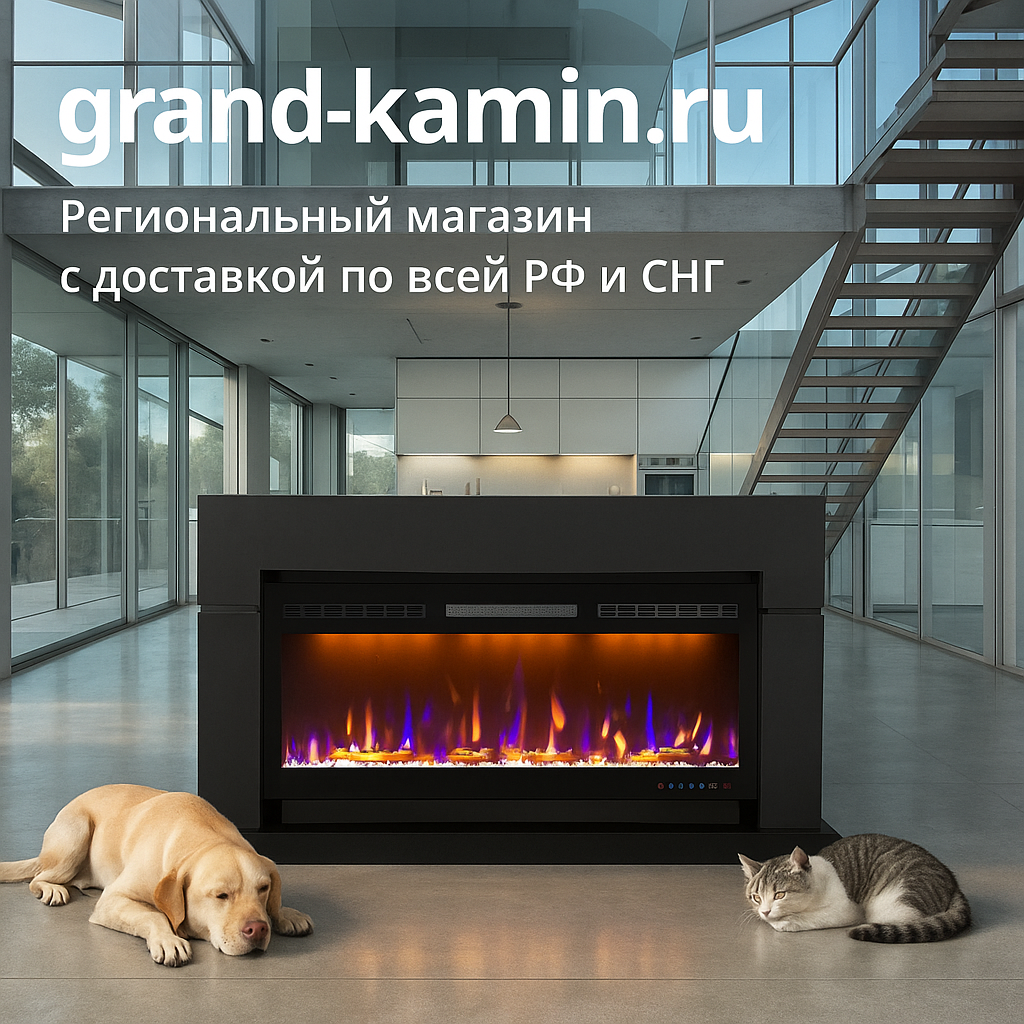    Электрический камин Lindos + Crystal 40 RF: создайте уют и стиль в вашем доме с современным дизайном и безопасностью использования Kamin