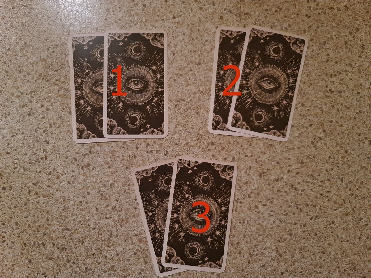 Позиции расклада. Фото автора