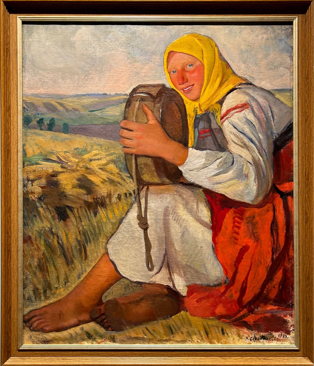 Зинаида Серебрякова. Жатва (фрагмент). 1914. Нижегородский художественный музей.