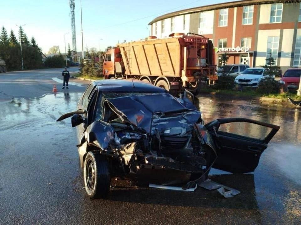 Фото с места ДТП