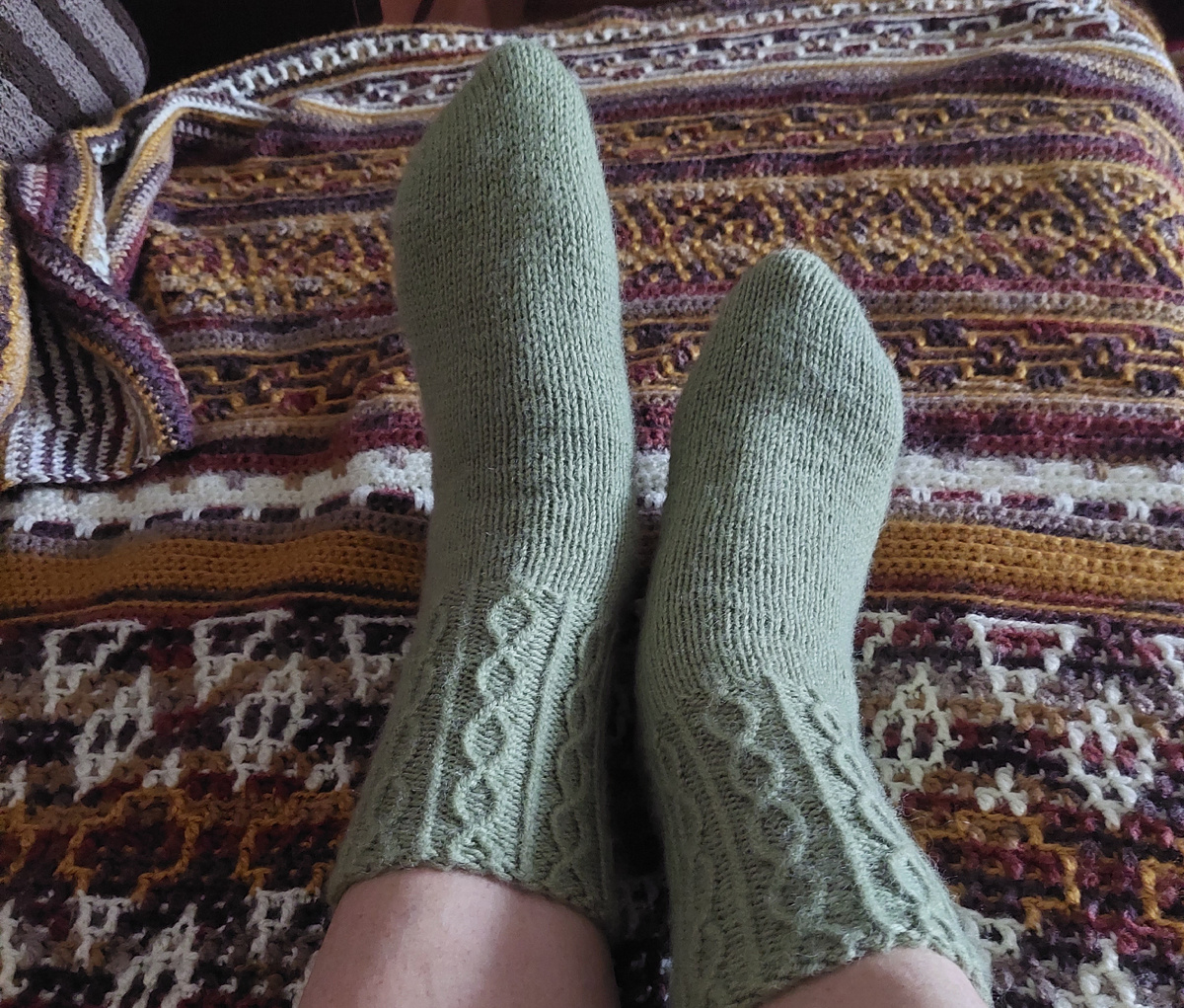 Носки в деле.