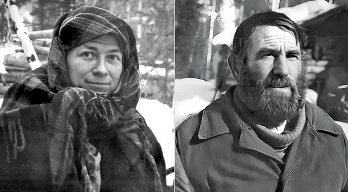 Агафья Лыкова и Иван Тропин 