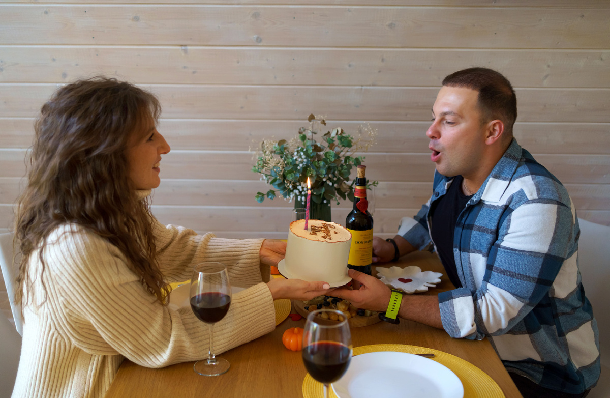 Домик на день рождения в Aframe Happy