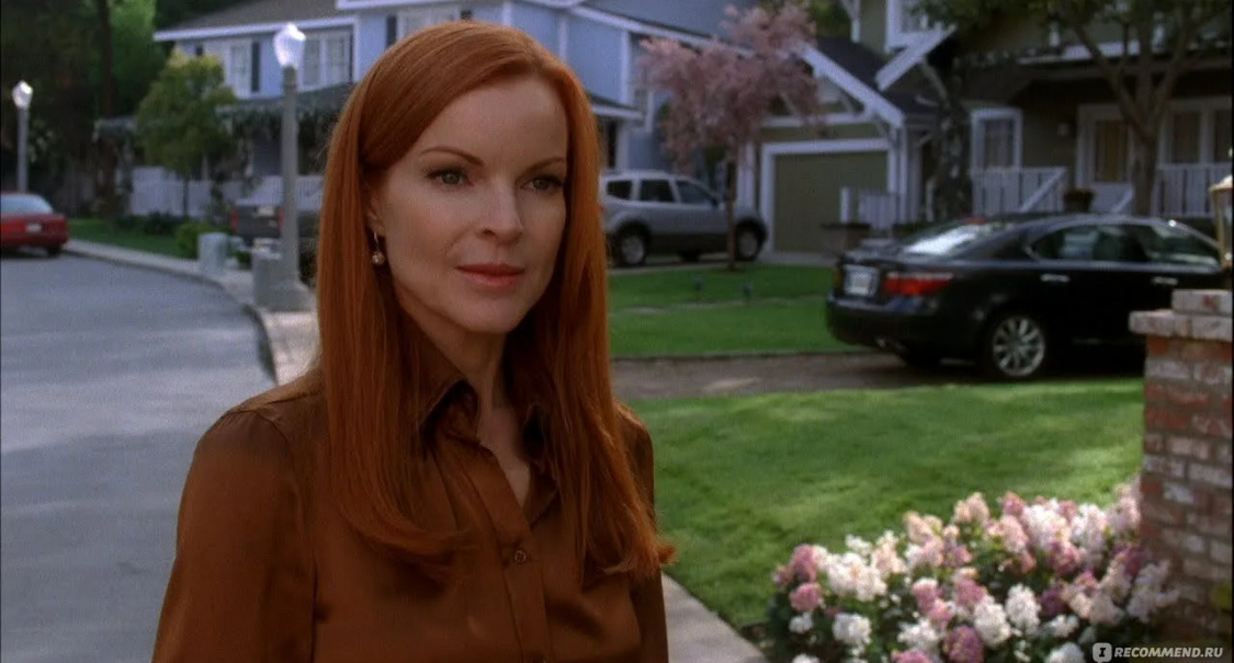 Актриса Мэрсия Кросс в роли Бри Ван де Камп 