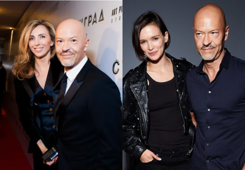 на фото слева Федор Бондарчук со Светланой Бондарчук, слева с Паулиной Андреевой