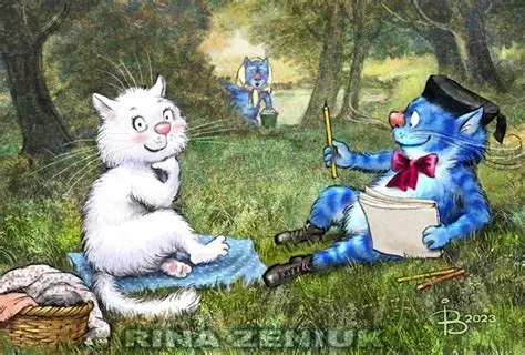 очаровательные коты Рины Зенюк